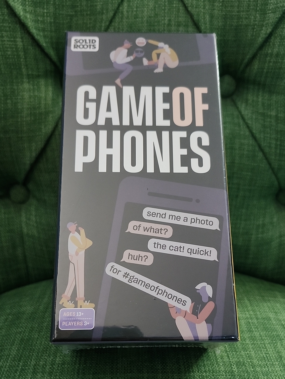 Game of Phones Party Card Game - Black & Purple Box